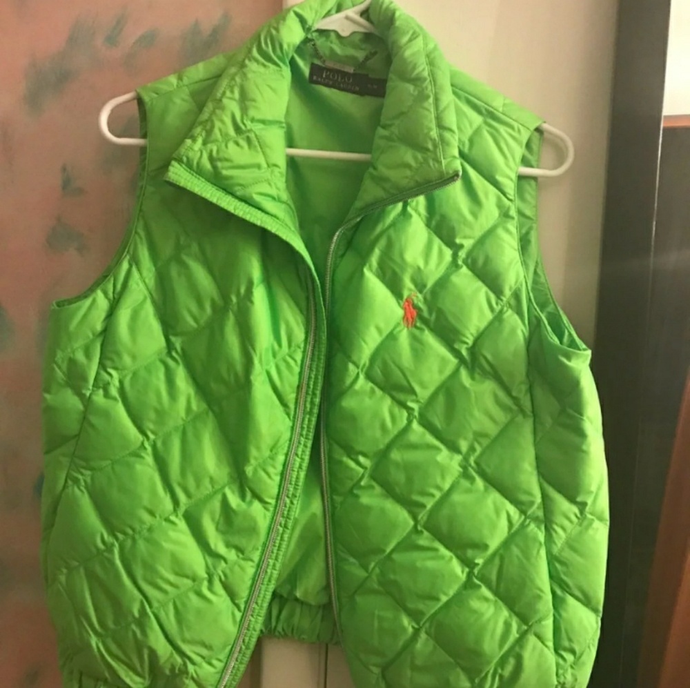 Pretty spring polo vest